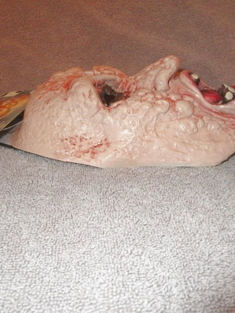 Ghoulish Mutated Zombie Latex Face Mask Pustules Boils Monster Halloween Cosplay